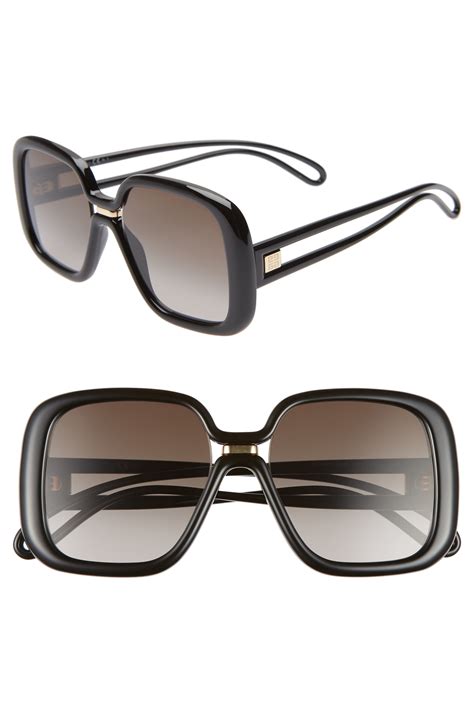 givenchy cut sunglasses|givenchy 55mm oversized sunglasses.